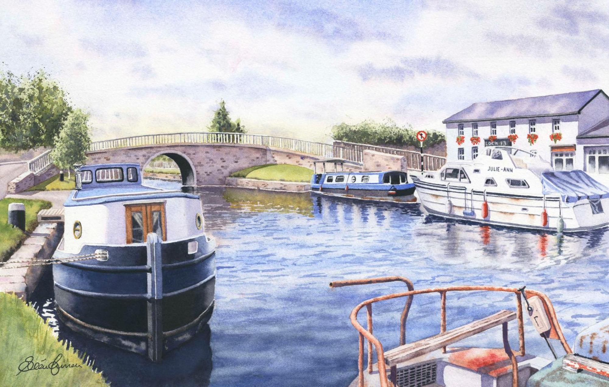 Roisin Dubh Houseboat Hotel Sallins Buitenkant foto